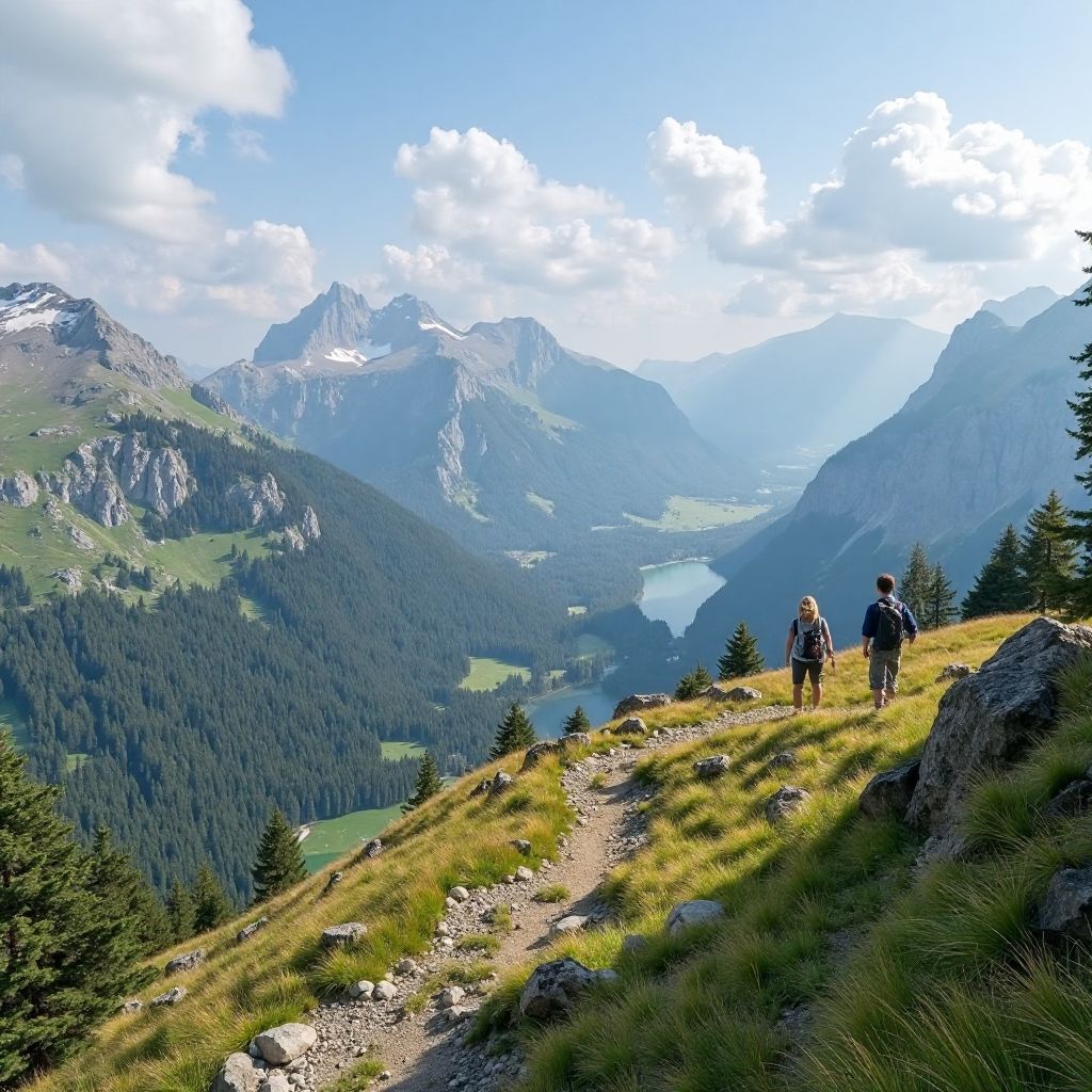 Nouveau sentier alpin